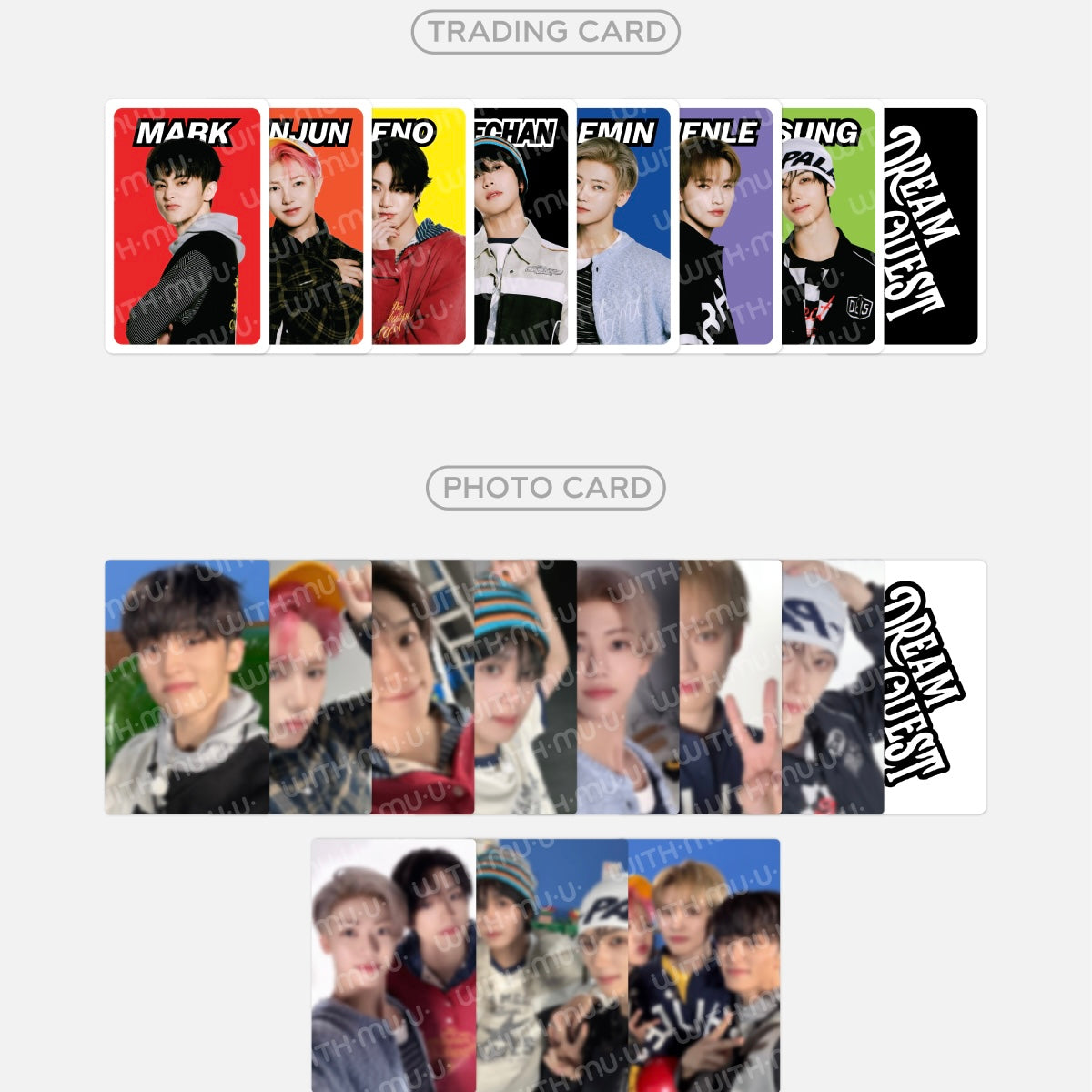 NCT DREAM - 06 RANDOM TRADING CARD SET / 2025 NCT DREAM FANMEETING [DREAM QUEST] OFFICIAL MD - LightUpK