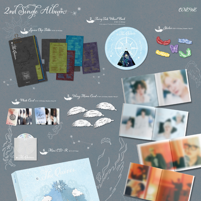 (PRE-ORDER) ONEWE - 2ND SINGLE ALBUM [點 : THE QUIVER] - LightUpK