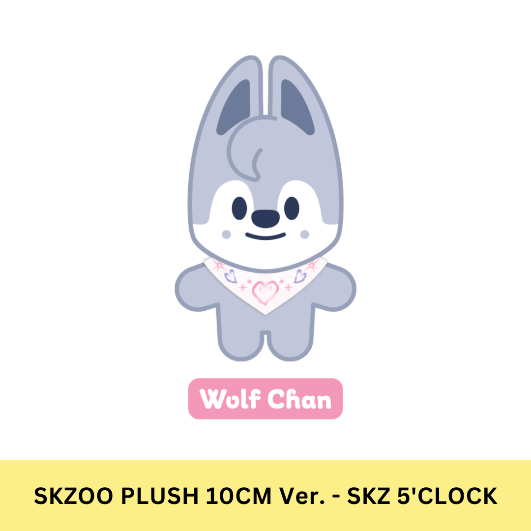 スキズ ペンミSKZ5'CLOCK 10cm SKZOO ウルフチャン トェッキ STRAY KIDS SKZOO PLUSH 10CM Ver. - SKZ 5'CLOCK (8 VERSIONS)