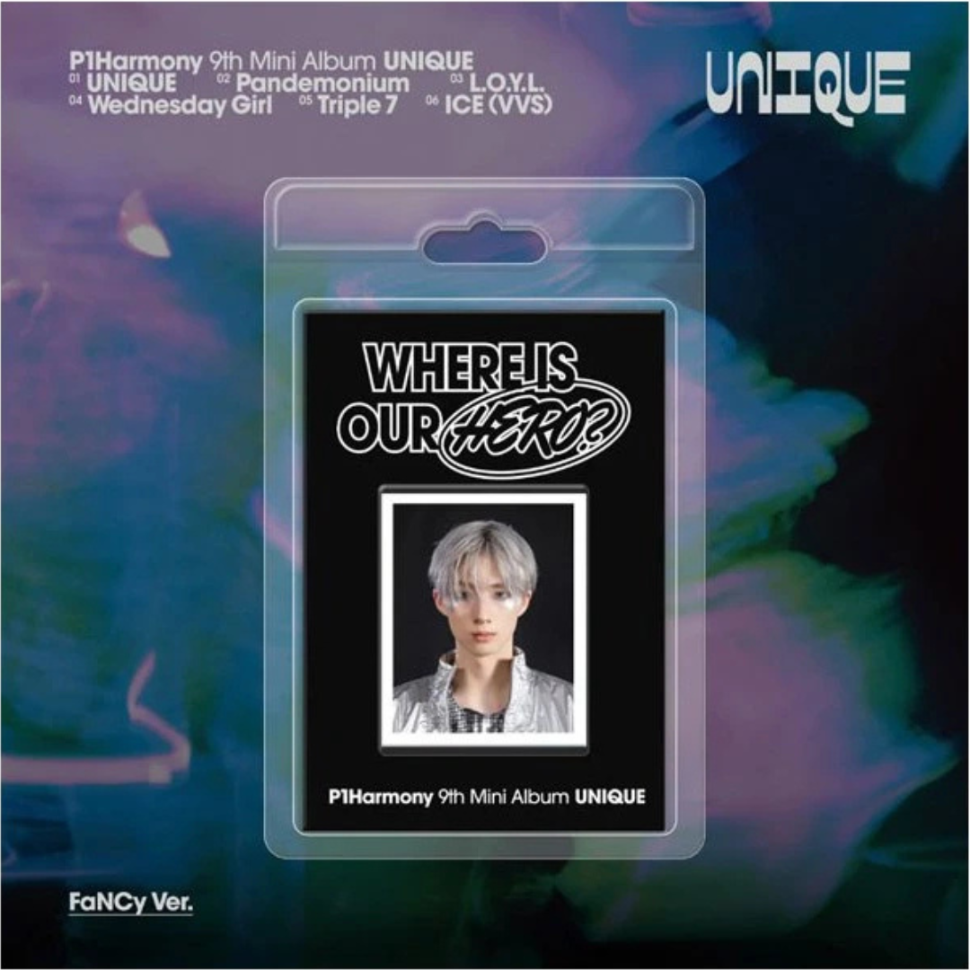 P1HARMONY - 9TH MINI ALBUM [UNIQUE] (FANCY VER.) (6 VERSIONS) - LightUpK