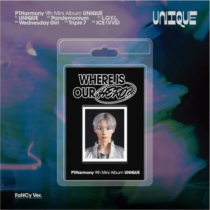 P1HARMONY - 9TH MINI ALBUM [UNIQUE] (FANCY VER.) (6 VERSIONS) - LightUpK