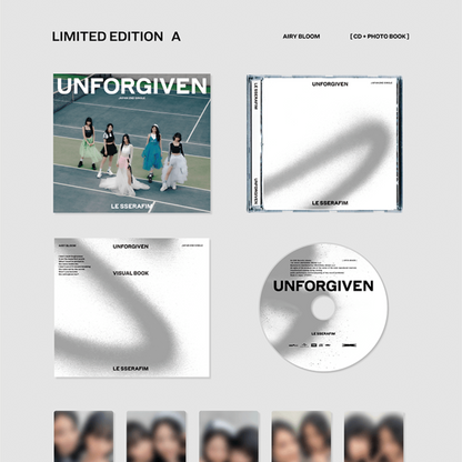 LE SSERAFIM - UNFORGIVEN [LIMITED-A/PHOTOBOOK] JAPANESE ALBUM