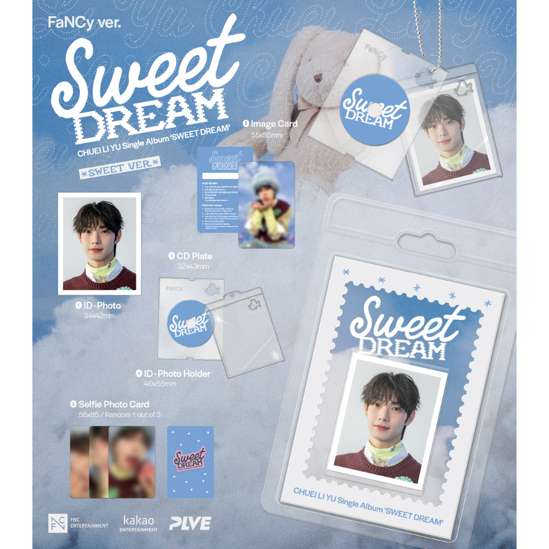 CHUEI LI YU - SINGLE [SWEET DREAM] (FANCY VER.) (2 VERSIONS) - LightUpK