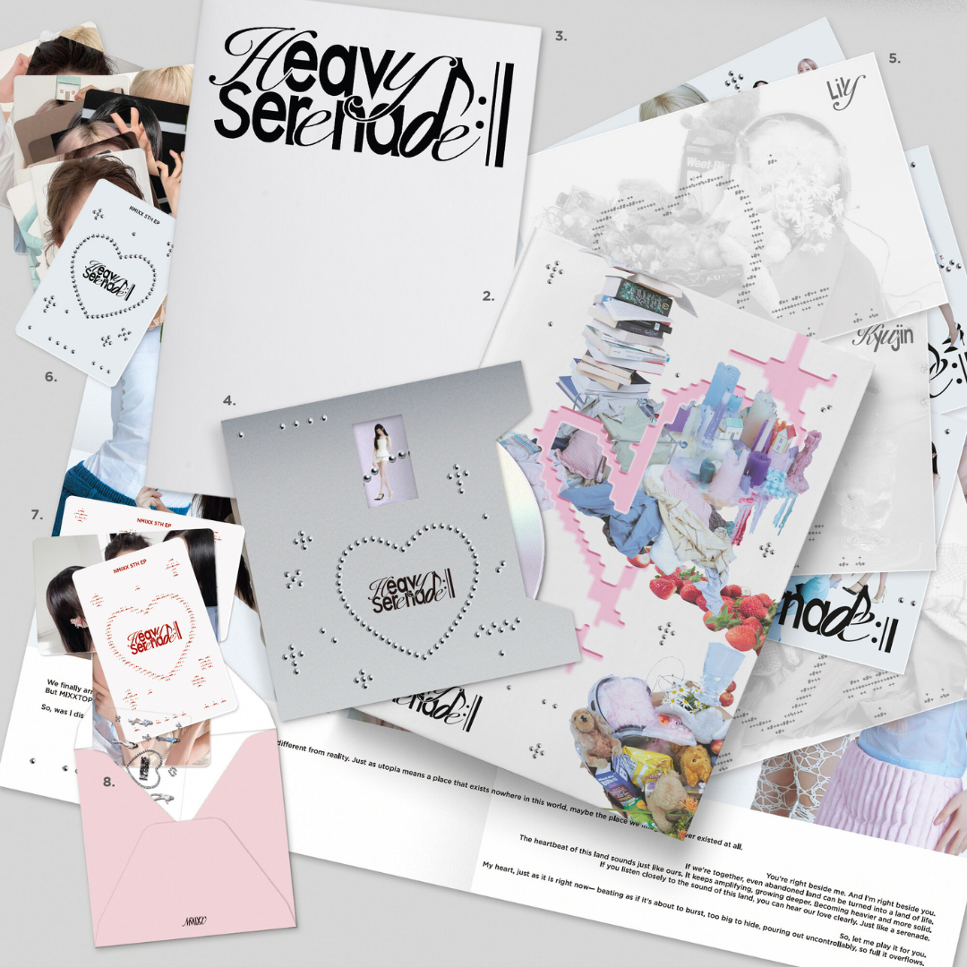 (PRE-ORDER) NMIXX - 5TH EP [HEAVY SERENADE] (2 VERSIONS) RANDOM - LightUpK