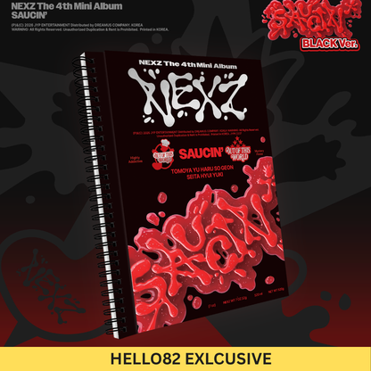 (PRE-ORDER) [hello82] [hello82 EXCLUSIVE] NEXZ - 4TH MINI ALBUM [SAUCIN'] (2 VERSIONS)