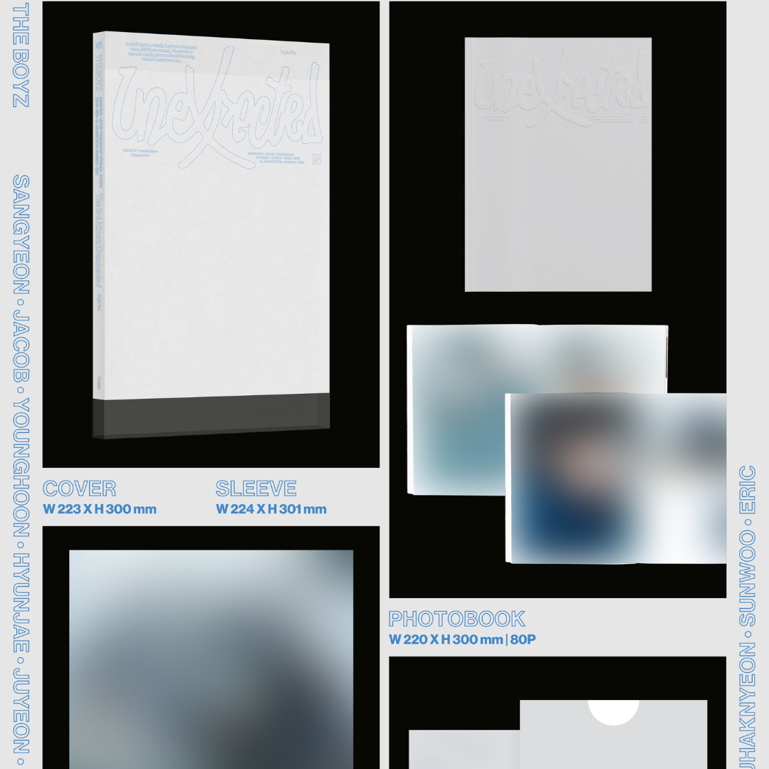 [HELLO82] [SIGNED] THE BOYZ - THE 3RD ALBUM [UNEXPECTED] (PHOTOBOOK VER.) (3 VERSIONS) - LightUpK