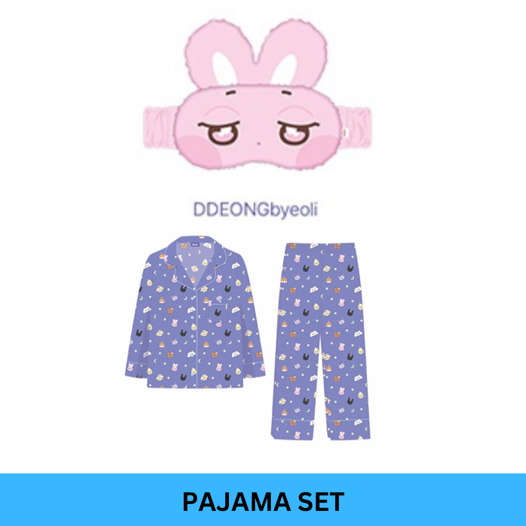 ATEEZ X ANITEEZ [ANITEEZ IN DREAMLAND] MD 01. PAJAMAS SET (XL SIZE ONLY)  (8 VERSIONS) - LightUpK