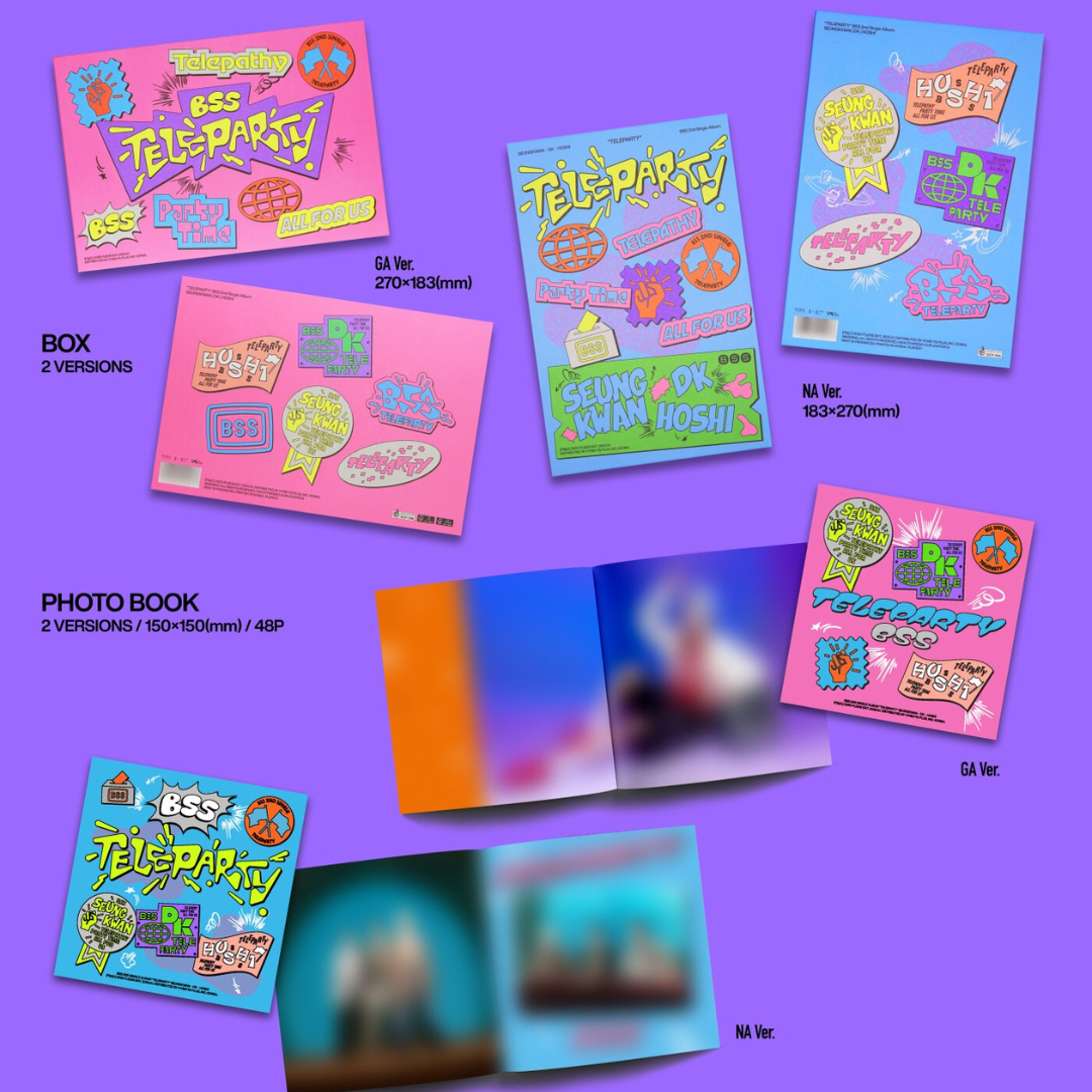BSS (SEVENTEEN) - 2ND SINGLE ALBUM [TELEPARTY] (2 VERSIONS) - LightUpK