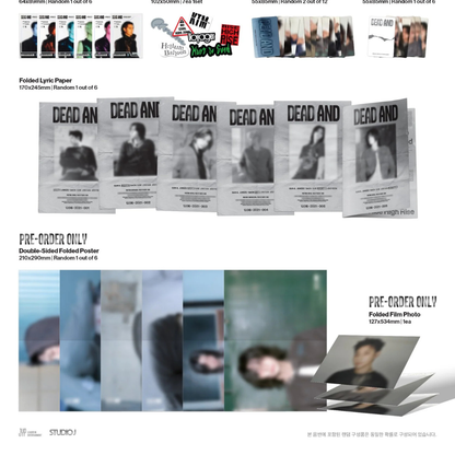 XDINARY HEROES - 8TH MINI ALBUM [DEAD AND] (2 VERSIONS) - LightUpK
