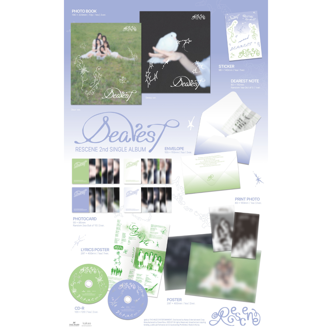 RESCENE - 2ND SINGLE [DEAREST] (2 VERSIONS) - LightUpK