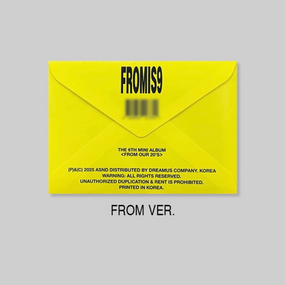 FROMIS_9 - 6TH MINI ALBUM [FROM OUR 20'S] [POSTCARD VER.] (2 VERSIONS) - LightUpK