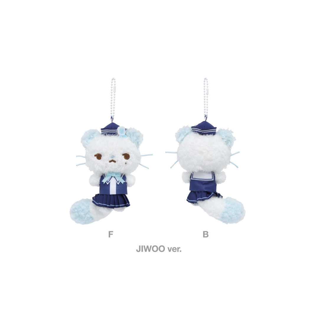 (PRE-ORDER) HEARTS2HEARTS - 19 MARINE LOOK DOLL KEYRING / 2026 Hearts2Hearts 2ND MINI ALBUM POP-UP [레몬탱 (LEMON TANG)] OFFICIAL MD (9 VERSIONS)