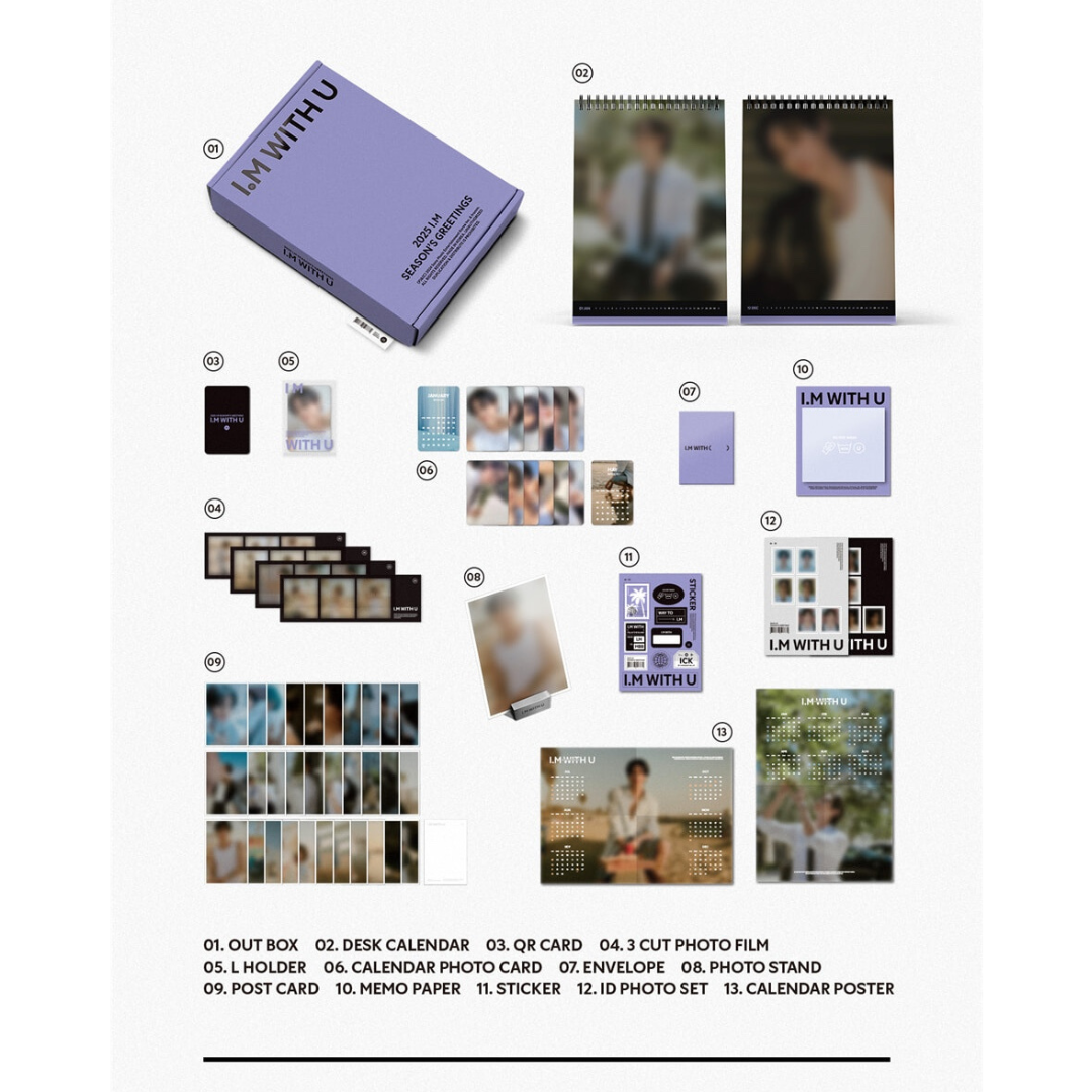 (PRE-ORDER) I.M - 2025 SEASON'S GREETINGS [I.M WITH U]