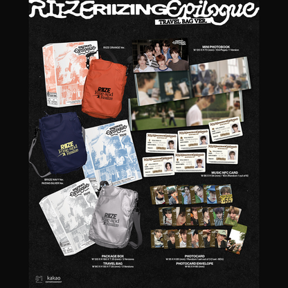 RIIZE - 1ER MINI ALBUM [RIIZING : EPILOGUE] (VERSION SAC DE VOYAGE) (ÉDITION LIMITÉE) (3 VERSIONS)