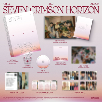 (PRE-ORDER) AB6IX - 3RD ALBUM [SEVEN : CRIMSON HORIZON] (2 VERSIONS) RANDOM - LightUpK
