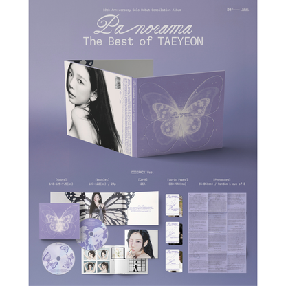 TAEYEON - [PANORAMA : THE BEST OF TAEYEON] (DIGIPACK VER.)