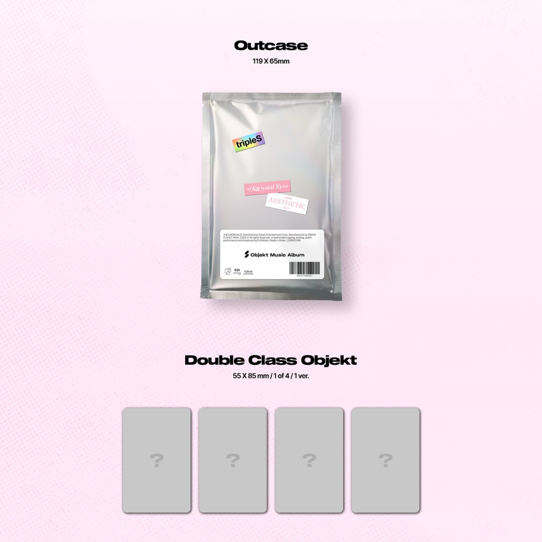 TRIPLES - MINI ALBUM [+(KR)YSTAL EYES 'AESTHETIC'] (OBJEKT MUSIC ALBUM) - LightUpK