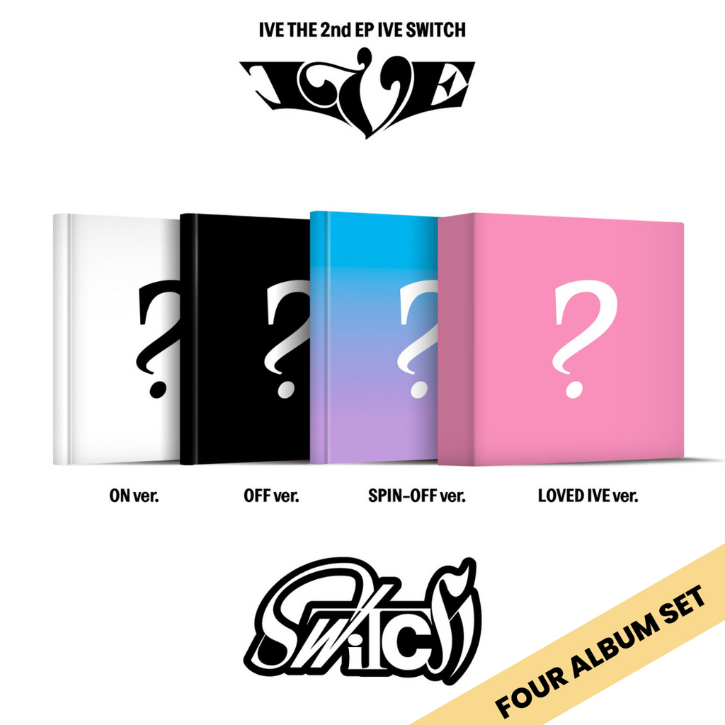 (PRE-ORDER) IVE - 2ND EP [IVE SWITCH] (4 VERSIONS) SET