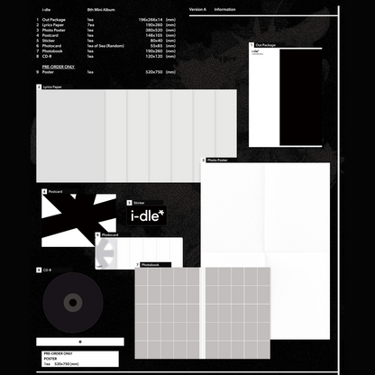 (PRE-ORDER) I-DLE - 8TH MINI ALBUM (3 VERSIONS) RANDOM - LightUpK