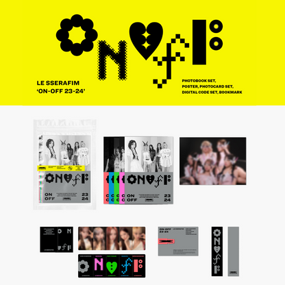 (PRE-ORDER) LE SSERAFIM - LE SSERAFIM ON-OFF 23-24 - LightUpK