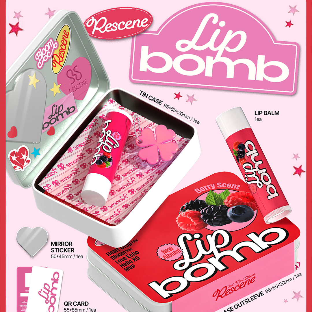 RESCENE - 3RD MINI ALBUM [LIP BOMB] (QR) (LIP BALM VER.) - LightUpK