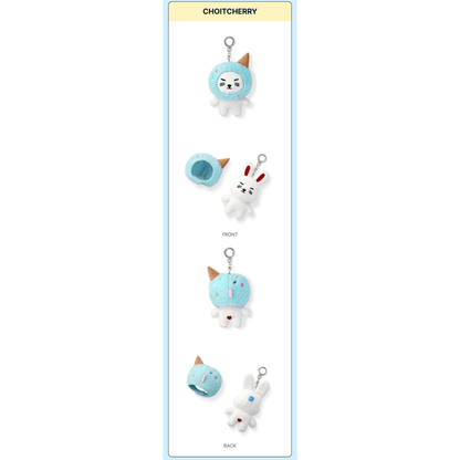 (PRE-ORDER) SEVENTEEN - ICE CREAM WITH MINITEEN CHARACTER POP UP OFFICIAL MD PLUSH KEYRING (13 VERSIONS)