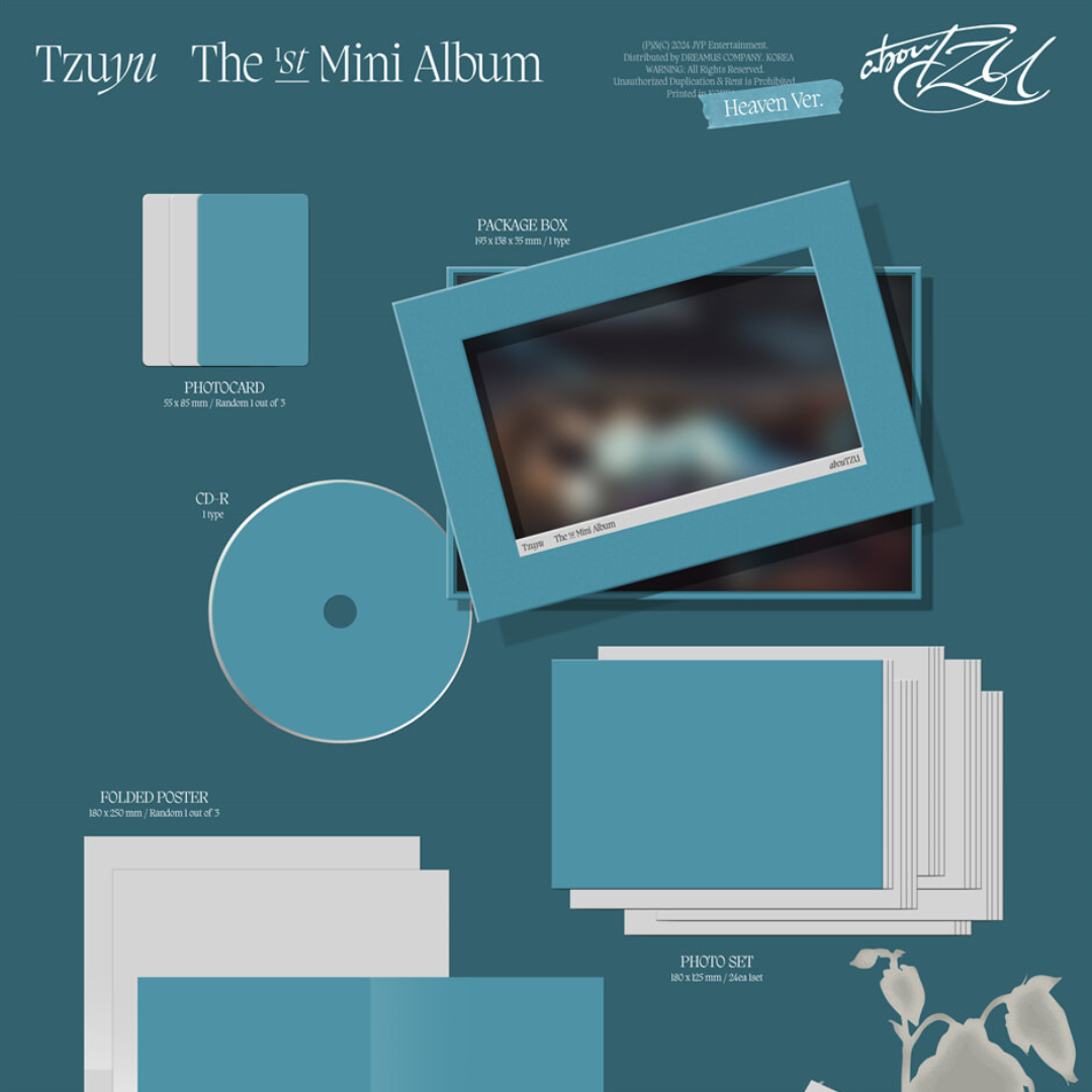 TZUYU (TWICE) - 1ST MINI ALBUM [ABOUTZU] (HEAVEN VER.) - LightUpK