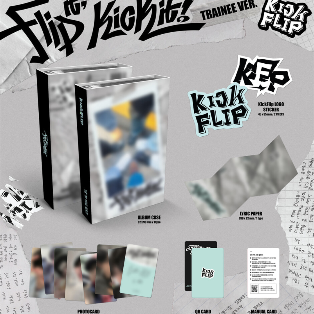 KICKFLIP - 1ST MINI ALBUM [FLIP IT, KICK IT!] (TRAINEE VER.) (PLATFORM VER.) - LightUpK