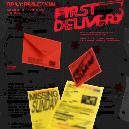 (PRE-ORDER) DAILY:DIRECTION - FIRSTDELIVERY (LETTER VER.)
