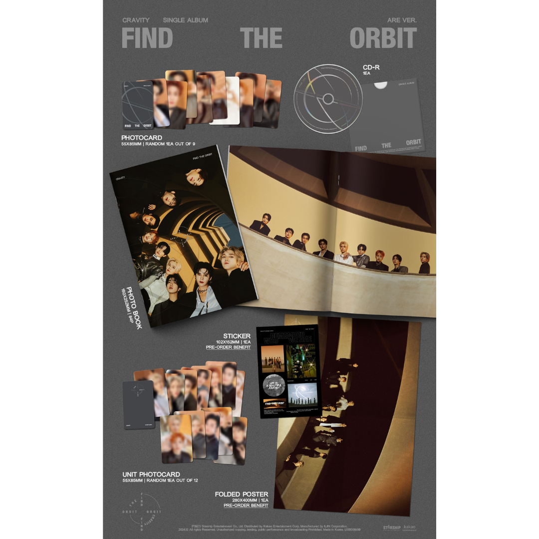 CRAVITY - SINGLE [FIND THE ORBIT] (2 VERSIONS) – LightUpK