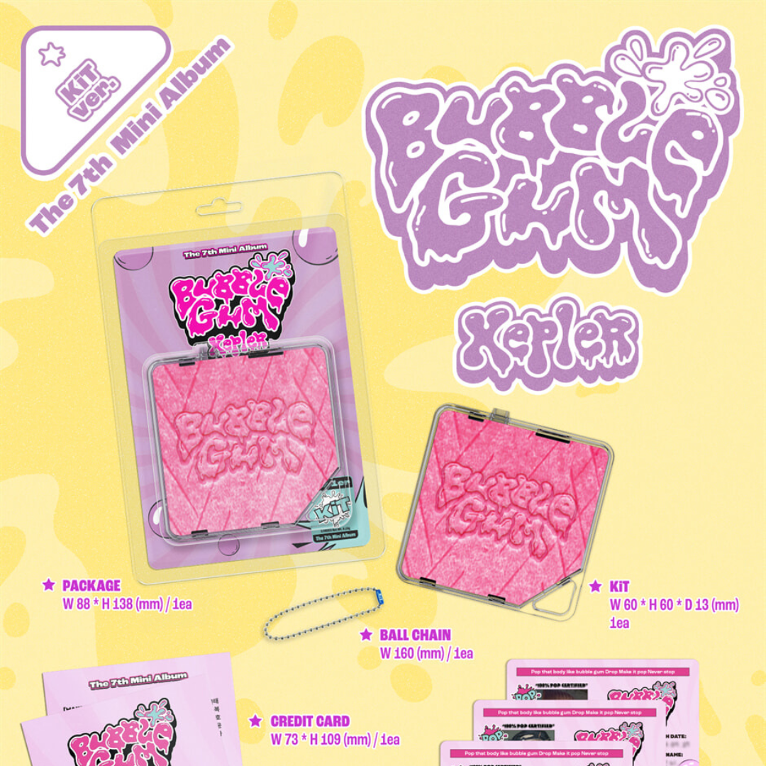 (PRE-ORDER) KEP1ER - THE 7TH MINI ALBUM [BUBBLE GUM] (KIT VER.) - LightUpK
