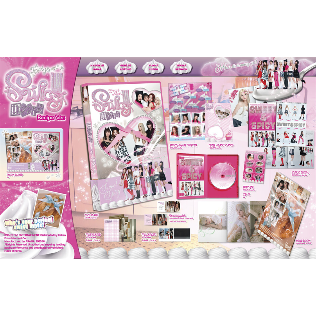 UNIS - 2ND MINI ALBUM [SWICY] (RECIPE VER.) - LightUpK