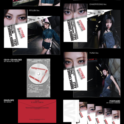 ITZY - TUNNEL VISION (MEMBER VER.) (5 VERSIONS)