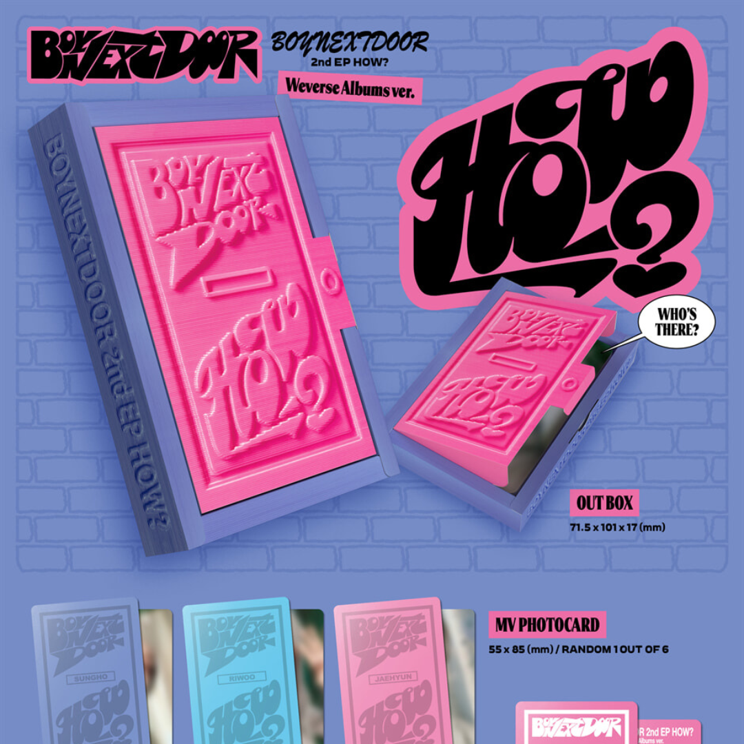 BOYNEXTDOOR - 2ND EP [HOW?] (WEVERSE ALBUMS VER.) - LightUpK