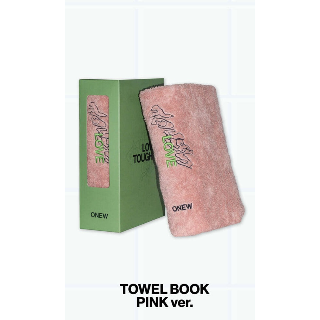 (PRE-ORDER) ONEW - 5TH MINI ALBUM [TOUGH LOVE] (TOWEL BOOK VER.) (2 VERSIONS) RANDOM - LightUpK