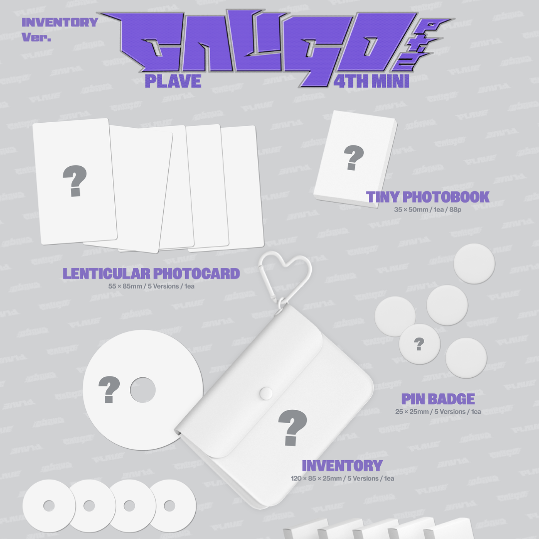 (PRE-ORDER) PLAVE - 4TH MINI ALBUM [CALIGO PT.2] INVENTORY VER. (5 VERSIONS) RANDOM - LightUpK
