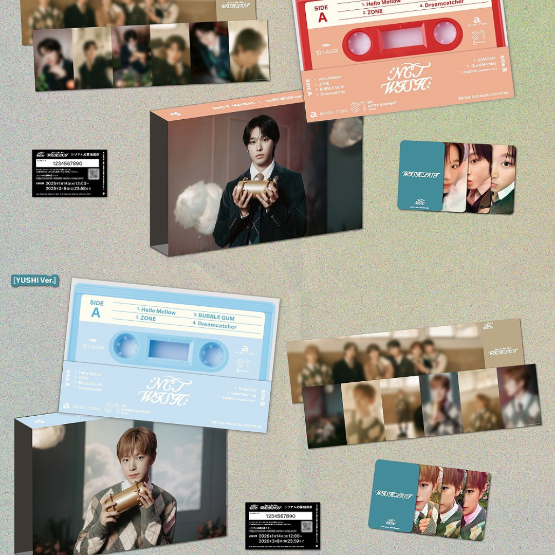 (PRE-ORDER) NCT WISH - [WISHLIST] WISH FOR U (TAPE VER.) (6 VERSIONS) - LightUpK
