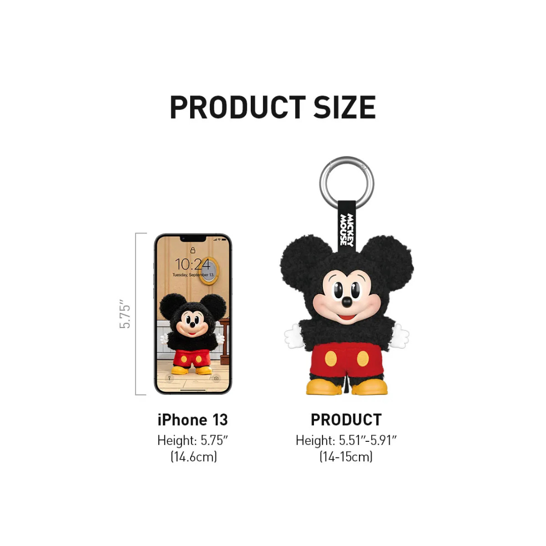 [BLINDBOX] MICKEY FAMILY CUTE TOGETHER KEYCHAIN SERIES FIGURES - LightUpK