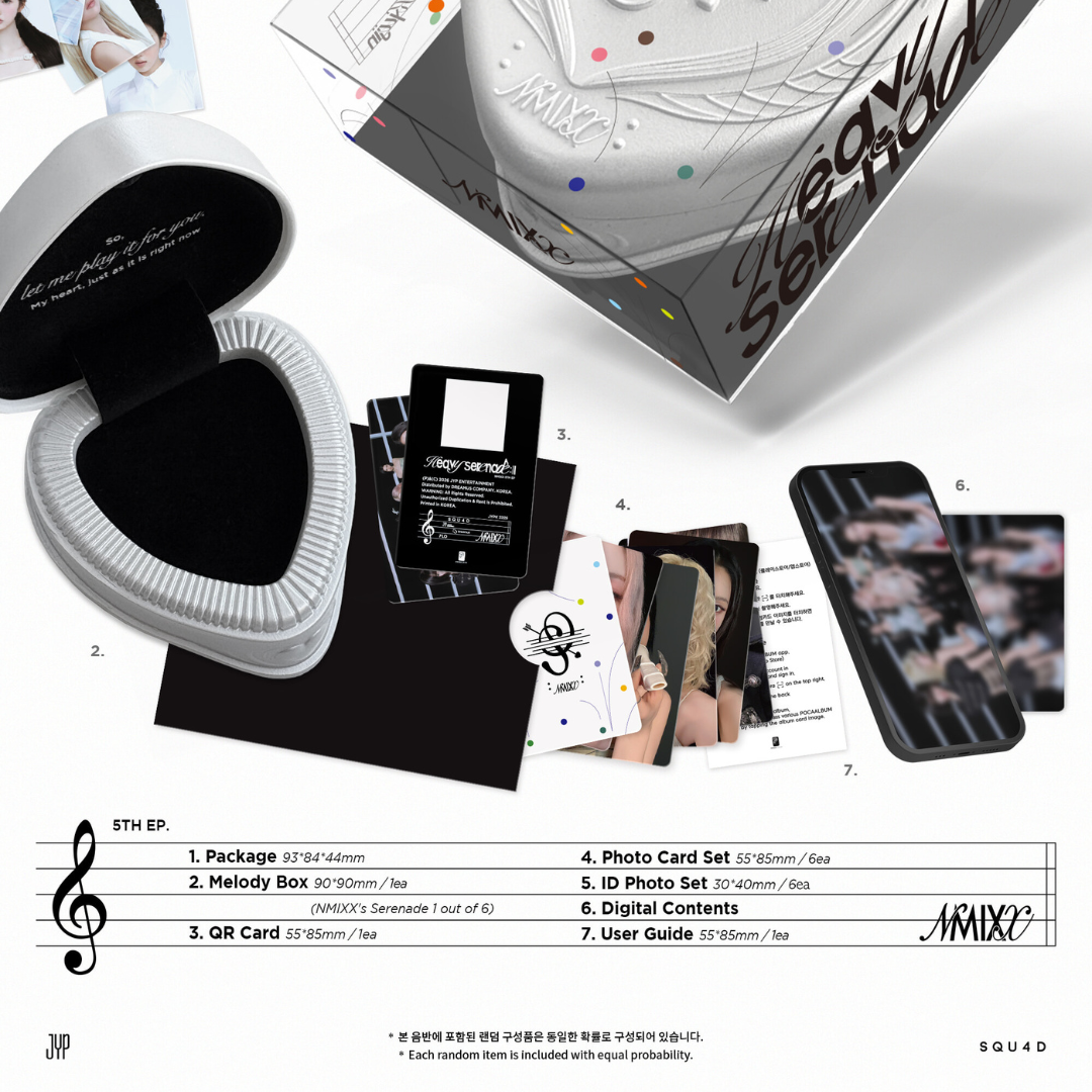 (PRE-ORDER) NMIXX - 5TH EP [HEAVY SERENADE] MELODY BOX VER. - LightUpK