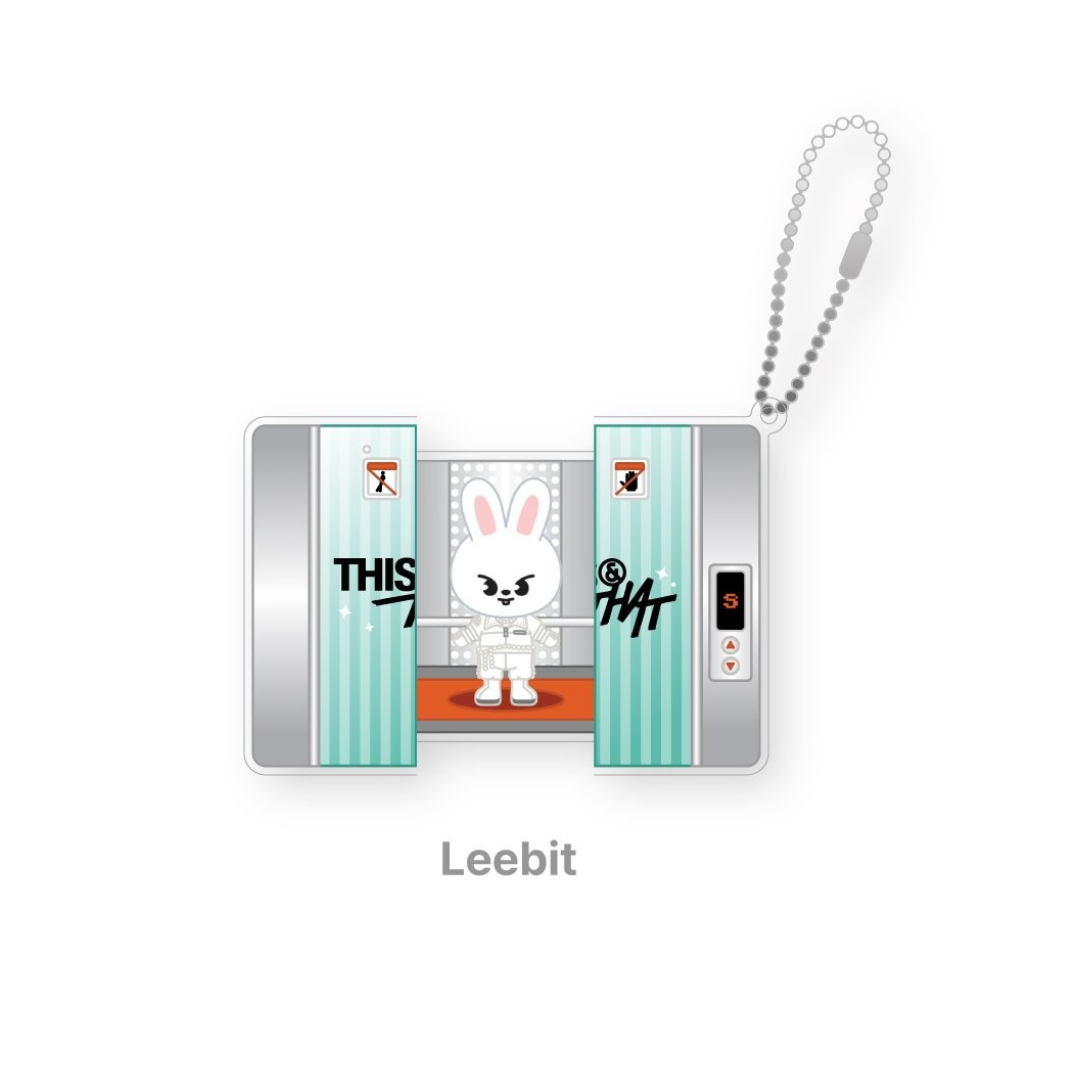 (PRE-ORDER) STRAY KIDS - SKZOO CAPSULE ACRYLIC KEYRING - THIS & THAT MD (8 VERSIONS)