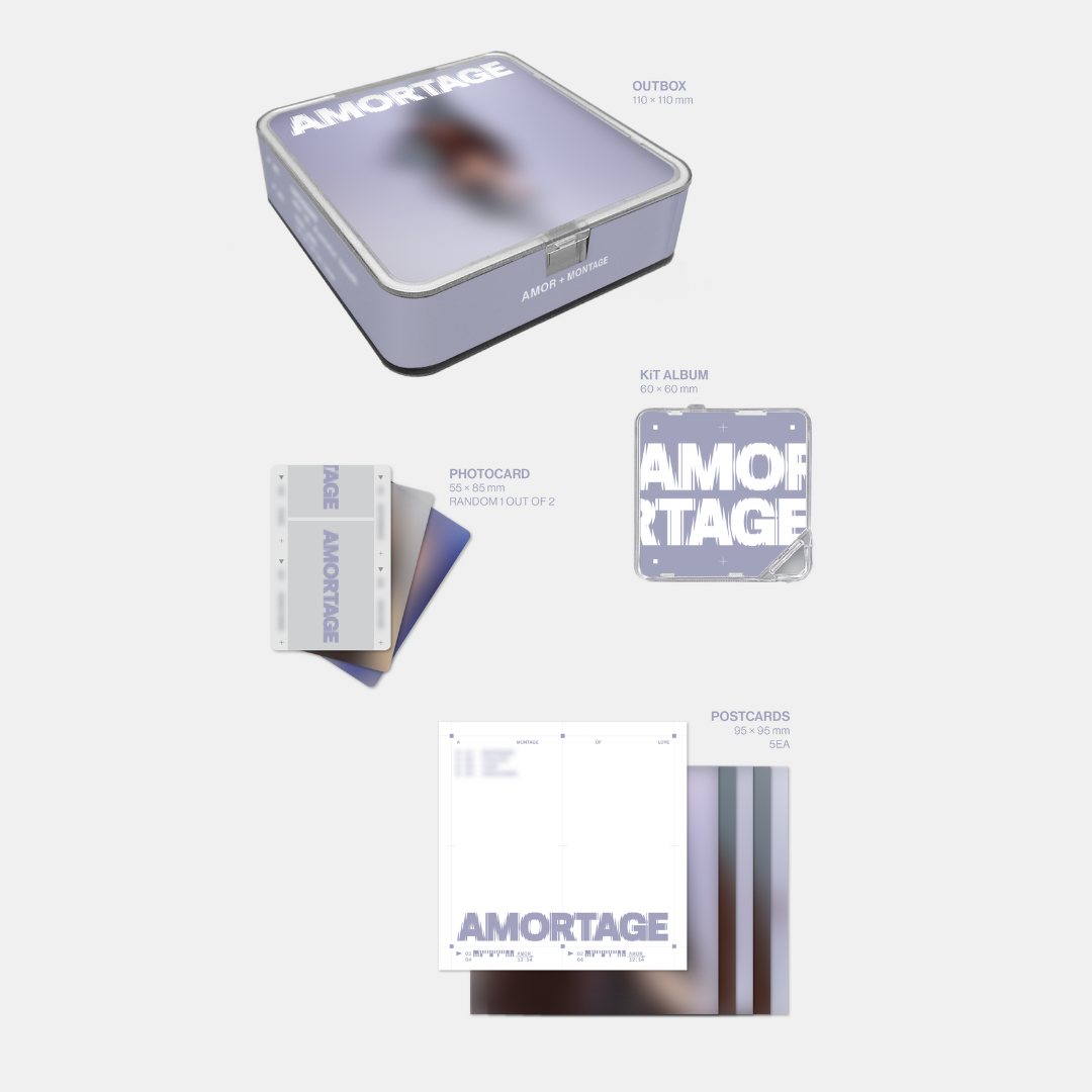 JISOO - MINI ALBUM [AMORTAGE] APP VER - LightUpK