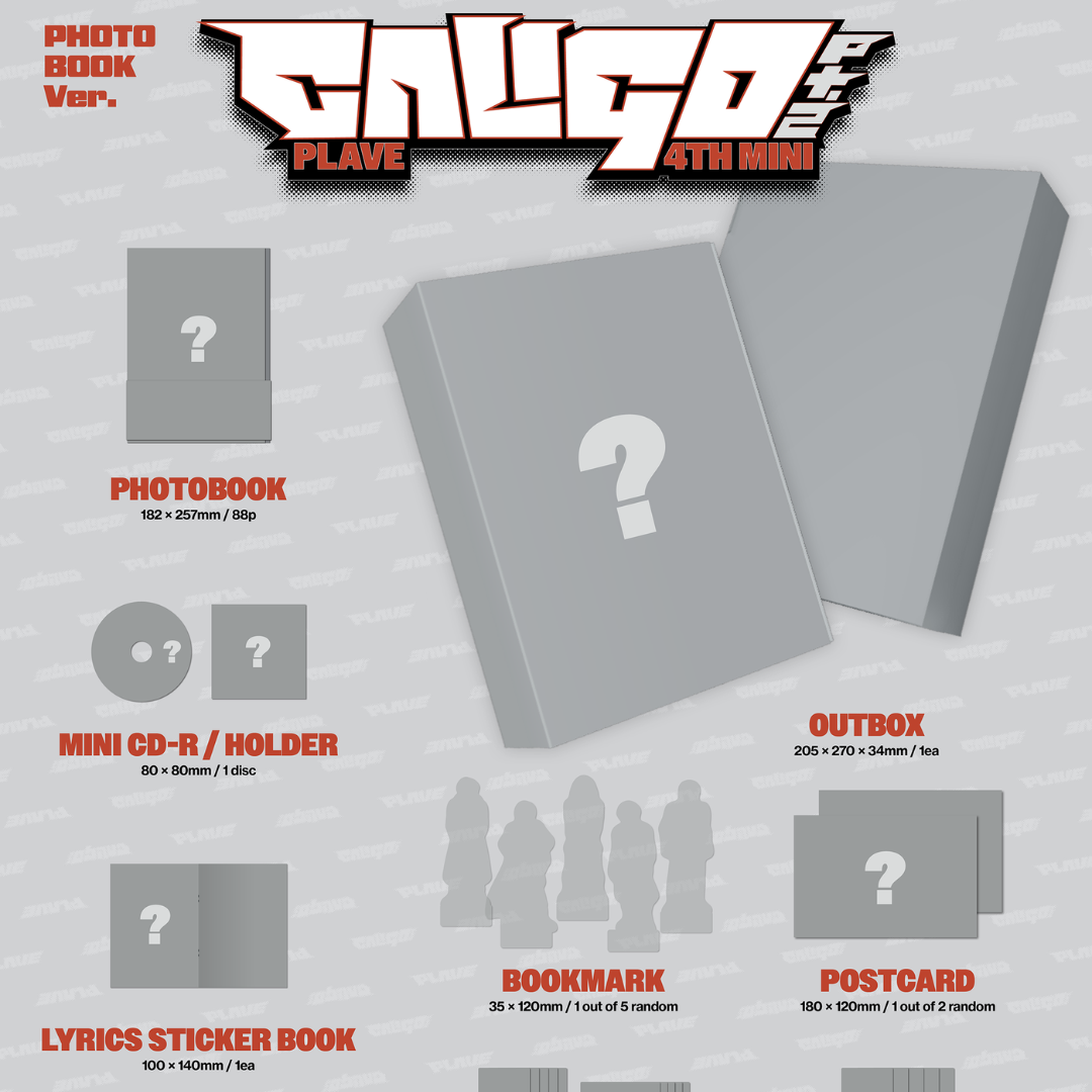 (PRE-ORDER) PLAVE - 4TH MINI ALBUM [CALIGO PT.2] PHOTOBOOK VER. - LightUpK