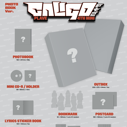 (PRE-ORDER) PLAVE - 4TH MINI ALBUM [CALIGO PT.2] PHOTOBOOK VER. - LightUpK