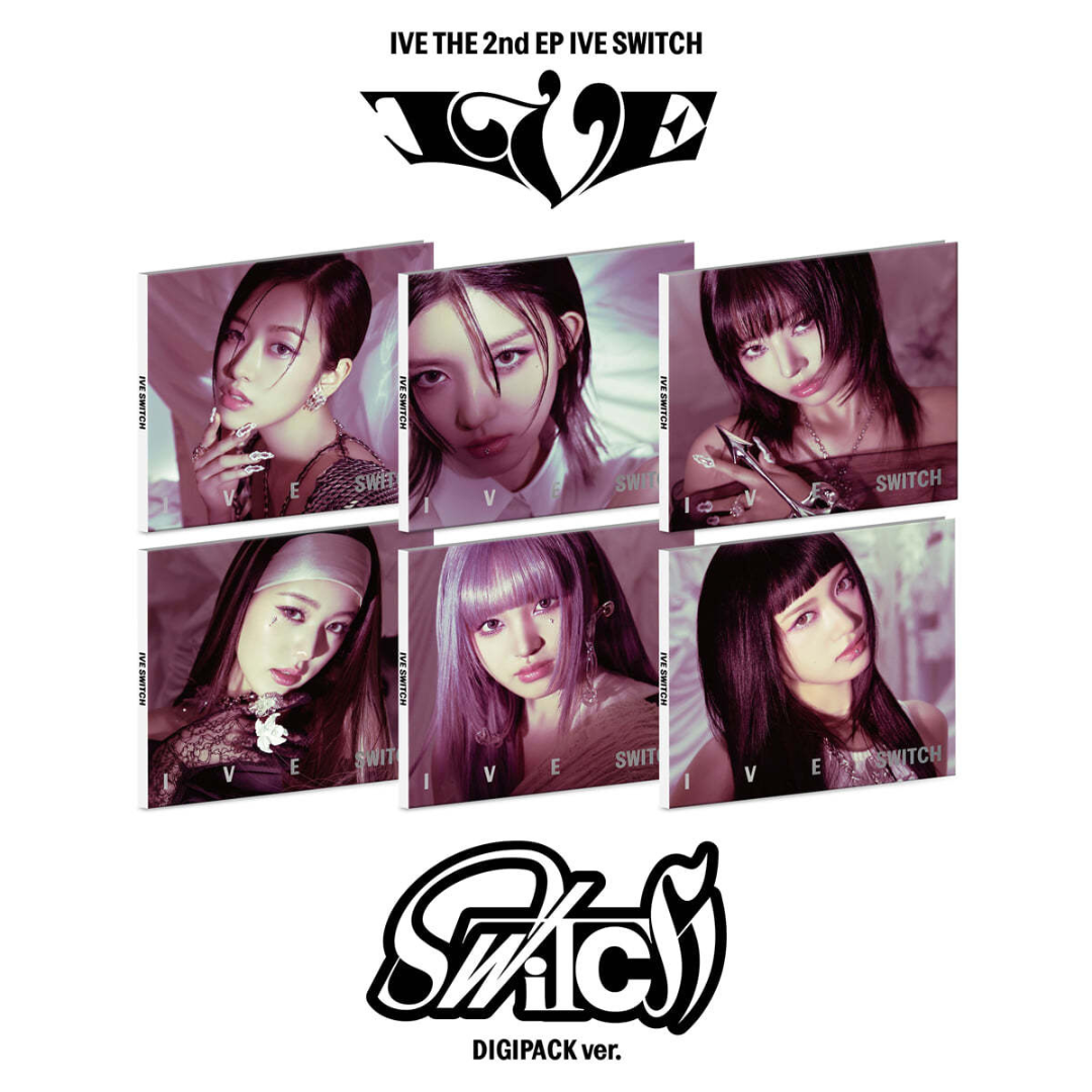 IVE - 2ND EP [IVE SWITCH] (DIGIPACK VER.) (6 VERSIONS) - LightUpK