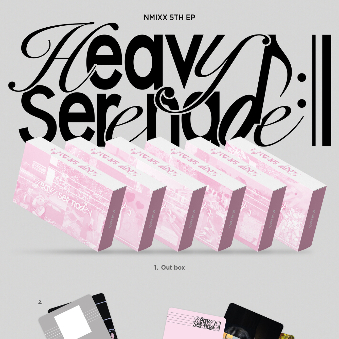 (PRE-ORDER) NMIXX - 5TH EP [HEAVY SERENADE] POCAALBUM VER. (6 VERSIONS) RANDOM - LightUpK