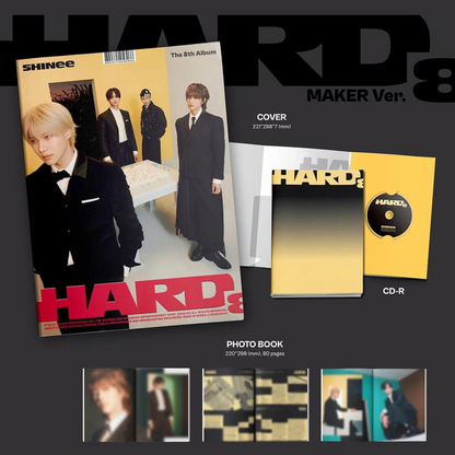 SHINEE - VOL.8 [HARD] (LIVRE PHOTO VER.) (3 VERSIONS)