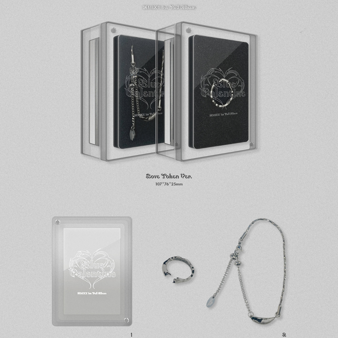 (PRE-ORDER) NMIXX - BLUE VALENTINE (LOVE TOKEN VER.) - LightUpK