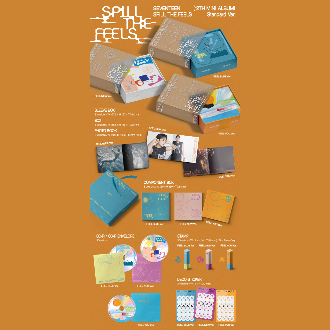 ○】SEVENTEEN SPILL THE FEELS PopKshop SEVENTEEN - 12TH MINI ○】SEVENTEEN SPILL THE FEELS PopKshop SEVENTEEN - 12TH MINI