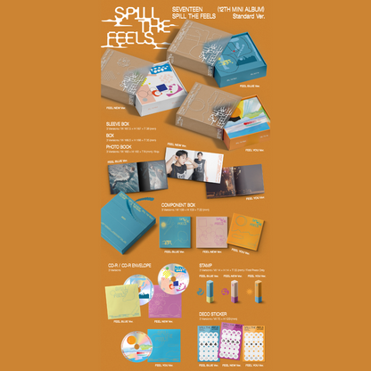 DIX-SEPT - 12E MINI ALBUM [SPILL THE FEELS] (3 VERSIONS)