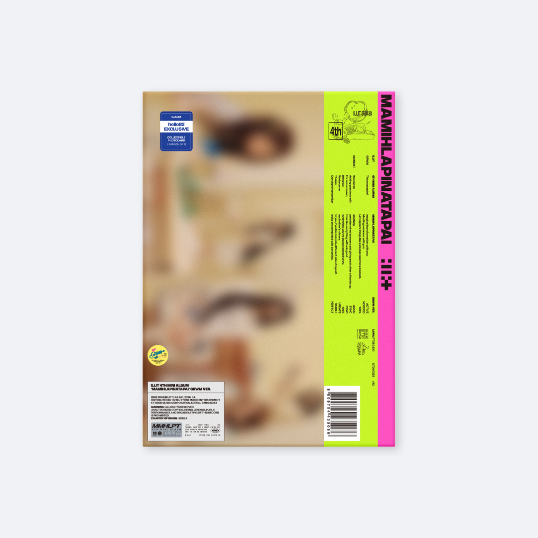 (PRE-ORDER) [HELLLO82] [HELLO82 EXCLUSIVE] ILLIT - MAMIHLAPINATAPAI (3 VERSIONS) - LightUpK